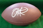 JALEN HURTS SIGNED AUTOGRAPHED WILSON NFL FOOTBALL EAGLES  COA #461519 AUTO