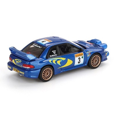 MINI GT SUBARU IMPREZA WRC 98 #3 1/64 1998 RALLY MONTE-CARLO 3RD