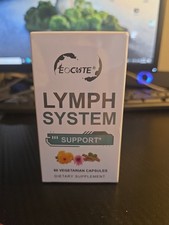 Lymphatic Supplement To Reduce Swelling, Lymphatic Support, 60 Capsules Exp 3/27