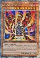 Yugioh! LP Lava Golem - RA01-EN001 - Quarter Century Secret Rare - 1st Edition L