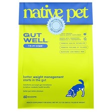 Native Pet GutWell Dog Healthy Weight  Metabolic Support Supplement 12.7oz