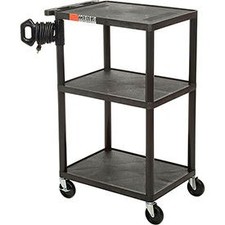 A/V Presentation Station - 24x18x41 Luxor Corp LE42-B Black 812552012598