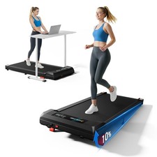 Walking Pad Under Desk Treadmill with Incline for Home Office, 2.5HP Portable...