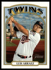 2021 Topps Heritage Luis Arraez Minnesota Twins #322