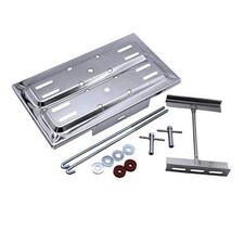 Universal Stainless Steel Battery Tray Holder Hold Down Kit by with "J"