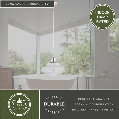 Vaxcel Lighting P0242 Huntley 1 Light 12"W Pendant - Bronze - Picture 8 of 12