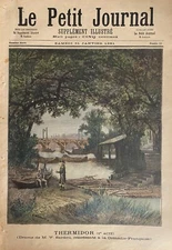 The Little Journal 1891 Thermidor Act 1 By Sardou - Forward Tableau By Grolleron