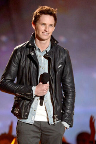 ALL SAINTS Leather Jacket XS Mens Black Biker Bomber Punk Rock BELMONT Celebrity - Picture 3 of 19