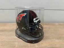 Virginia Tech Black VT Digital 2010 Nike Pro Combat Jersey Mini Football Helmet