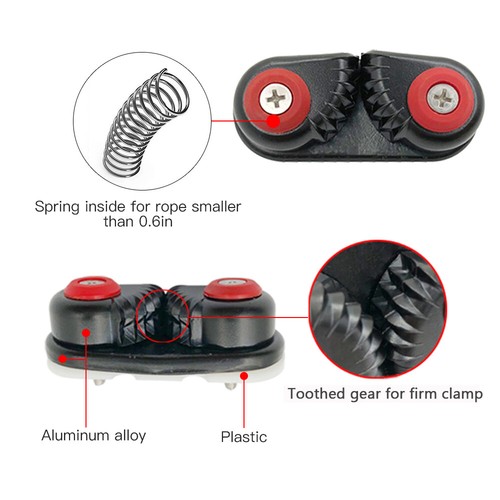 2 Piezas Kayak Cam Bote Canoa Velero para Aluminio Velero H3R3 - Imagen 5 de 8