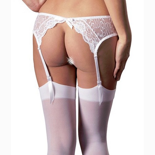 Strapsgürtel-Set inkl. Strümpfe Strapshalter Strumpfhalter Strapse Dessous S M L - Bild 6 von 10