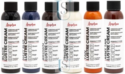 Angelus Lustre Cream Restorer Polish Leather Conditioner Balm Shoe Sofa  Handbags UK