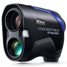 Nikon COOLSHOT Pro II Stabilized Golf Laser Rangefinder Black Compact Handy size