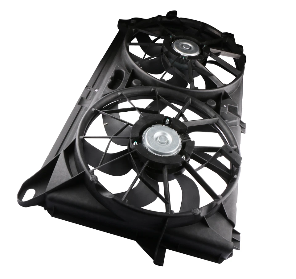 Radiator Condenser Cooling Fan Assembly for GMC Sierra 1500 2500 HD Chevy Tahoe Foto 2 de 4
