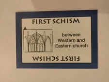 PERSPECTIVE Time Line Game 1992 card used FIRST SCHISM World History free ship