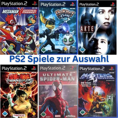 PS2 Spiele zur Auswahl - Megaman Crash Silent Hill Akte X Dragonball Spiderman
