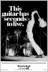 The Who - This guitar has seconds to live Poster - 12"x18"