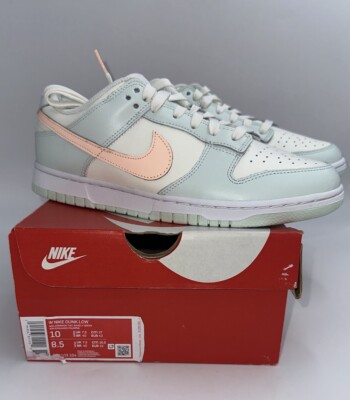 Nike Dunk Low Barely Green Sail Crimson Tint DD1503-104 US Womens Sz 10  NIB