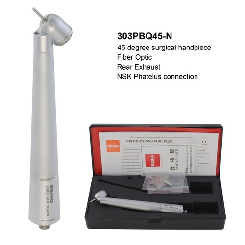 BEING Dental Alta Velocidad Pieza de Mano 45 Grados Ángulo NSK Phatelus Acoplador 4 6 Agujeros - Imagen 114 de 156