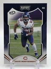 2021 Playoff Base 3rd Down #128 David Montgomery #/35 Chicago Bears