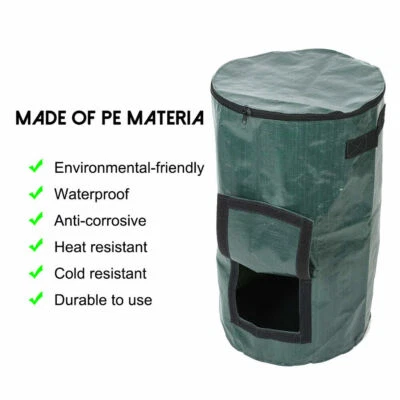 Bidone rifiuti cucina giardino frutta composter biologico compost esterno pattumiera sacchetto