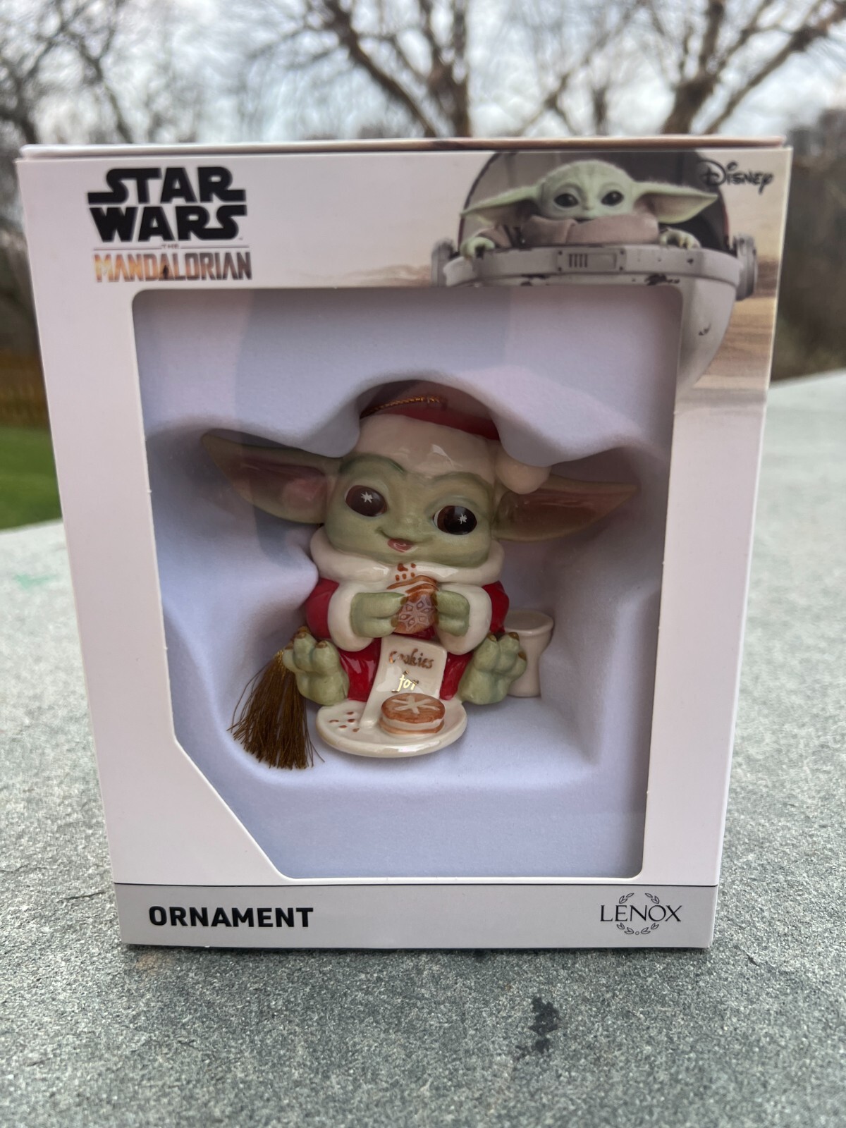 Lenox Star Wars Mandalorian Grogu Baby Yoda The Child 2022 Ornament NEW