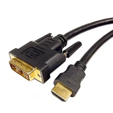 50 Ft (15 meter) DVI (18+1 pin) Single Link to HDMI Cable - 28AWG 1080p 3D HDTV