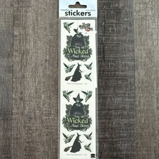 New Wicked Broadway Musical Scrapbook Craft Sticker Pack
