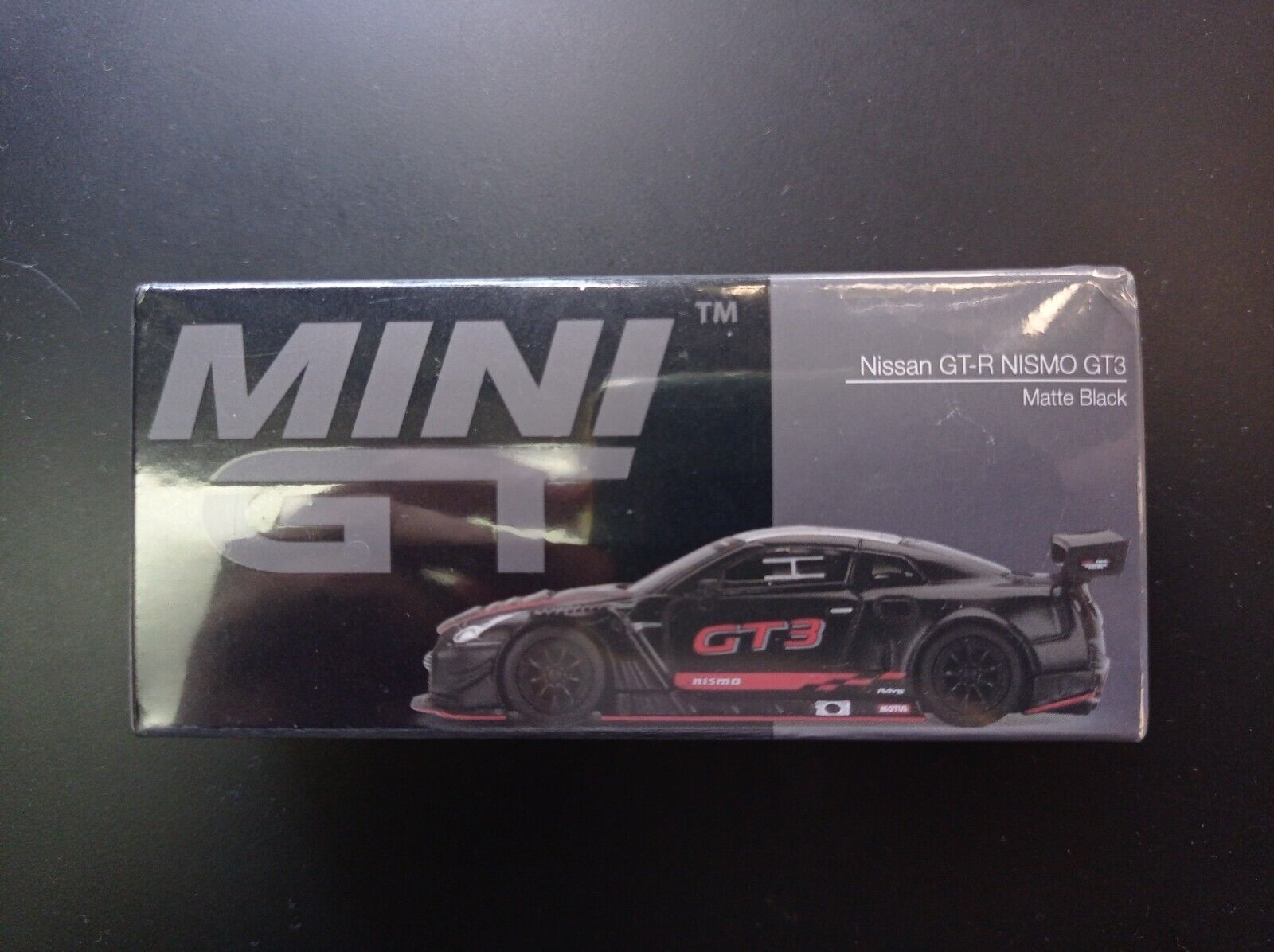 MINI GT 357 Nissan GT-R NISMO GT3 2018 PRESENTATION Matte Black Shizuoka