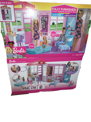 barbie fully furnished close and go house