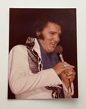 ELVIS PRESLEY ORIGINAL VINTAGE KODAK PHOTO RICHFIELD, OH  JUL. 10 1975 STAMPED