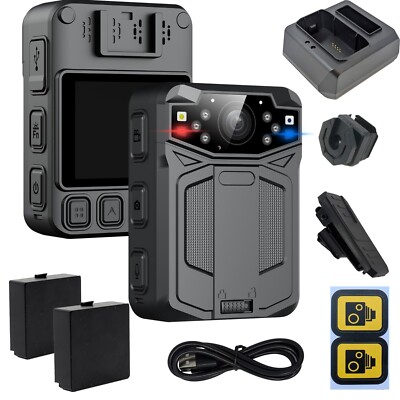 Recall X2 Longlife Body Cam Body getragene Kamera 128GB Dual Akku 1080p HD