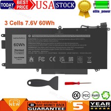 K5XWW Battery For Dell Latitude 7389 7390 L3180 5285 5289 2 in 1 71TG4 60Wh 7.6V