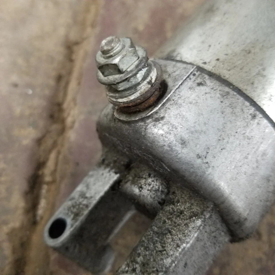 2007 YAMAHA FZ6 ENGINE STARTING STARTER MOTOR -DC 12V 5EB-81890-00-00 - Image 3 of 4