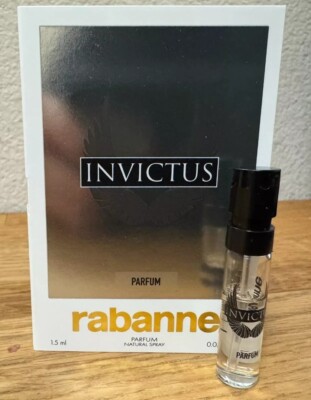 Invictus Parfum by Paco Rabanne- 1.5 mL .05 Fl Oz  Vial  Sample Spray