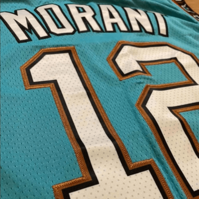 12 Ja Morant Vancouver Grizzlies Memphis Men's Throwback TEAL