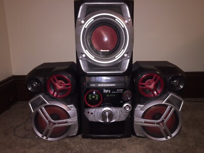panasonic 5cd changer music system