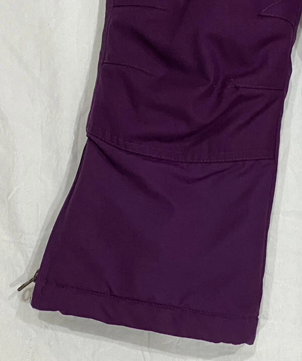 Lands End Plum Deep Purple Grow A Longs Snow Bibs Suit Girls Size 4 LN! - Image 4 of 4