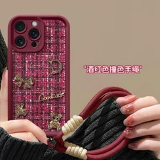 Luxury Diamond Bear Case +Strap ShockProof Phone Cover Women Girls For OPPO VIVO