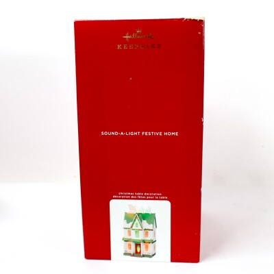 #ad #ad Hallmark Keepsake Ornament Sound A Light Festive Home NEW $45.00