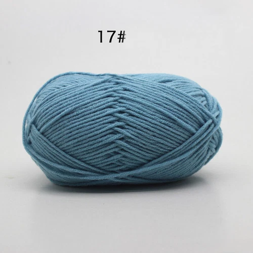 62 Colors Milk Cotton Skeins Hand Knitting Wool Baby Crochet Chunky Yarn 50g - Picture 40 of 87