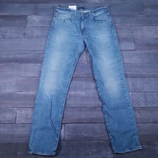 LEVI'S Made & Crafted 502 Taper Low Rise Selvedge Denim Jeans Mens 30x32 Blue