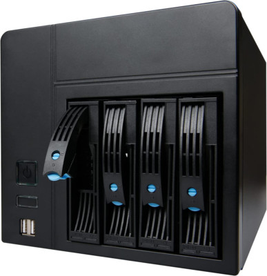 NAS Case 4-Bay K3 Chassis,  New Network Storage Server, Compatible Flex PSU Mini