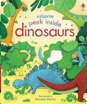 Usborne Peek Inside Dinosaurs, NEW