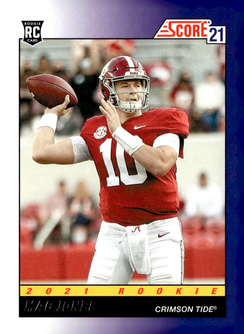 Mac Jones Panini Score 1991 Throwback #TB9 Purple