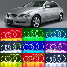 Bt Rgb Halo Ring Angel Eyes For Toyota Mark-x Reiz 2004 2005 2006 2007 2008 2009