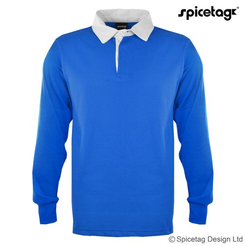 Camiseta deportiva polo retro azul real rugby años 70 vintage estilo antiguo suéter top deportivo | eBay