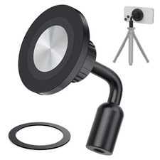 Magnetic Phone Tripod Mount Adapter for iPhone Magsafe with 1/4"-20 Screw Hole