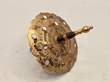 Vintage 1960's - 1970's Toledo Brass Miniature Sword Cocktail Picks Holder *READ