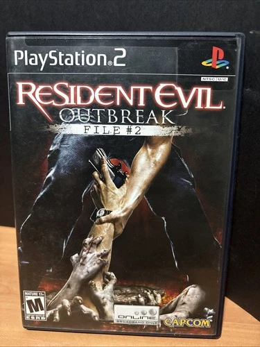 Resident Evil Outbreak File #2 PS2 (PlayStation 2, 2005) CIB Complete Nice Shape